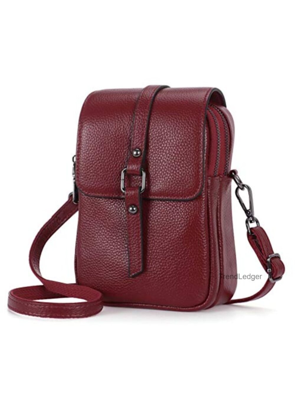 Genuine Leather Crossbody Phone Purse Small Wallet Pouch Shoulder Bag